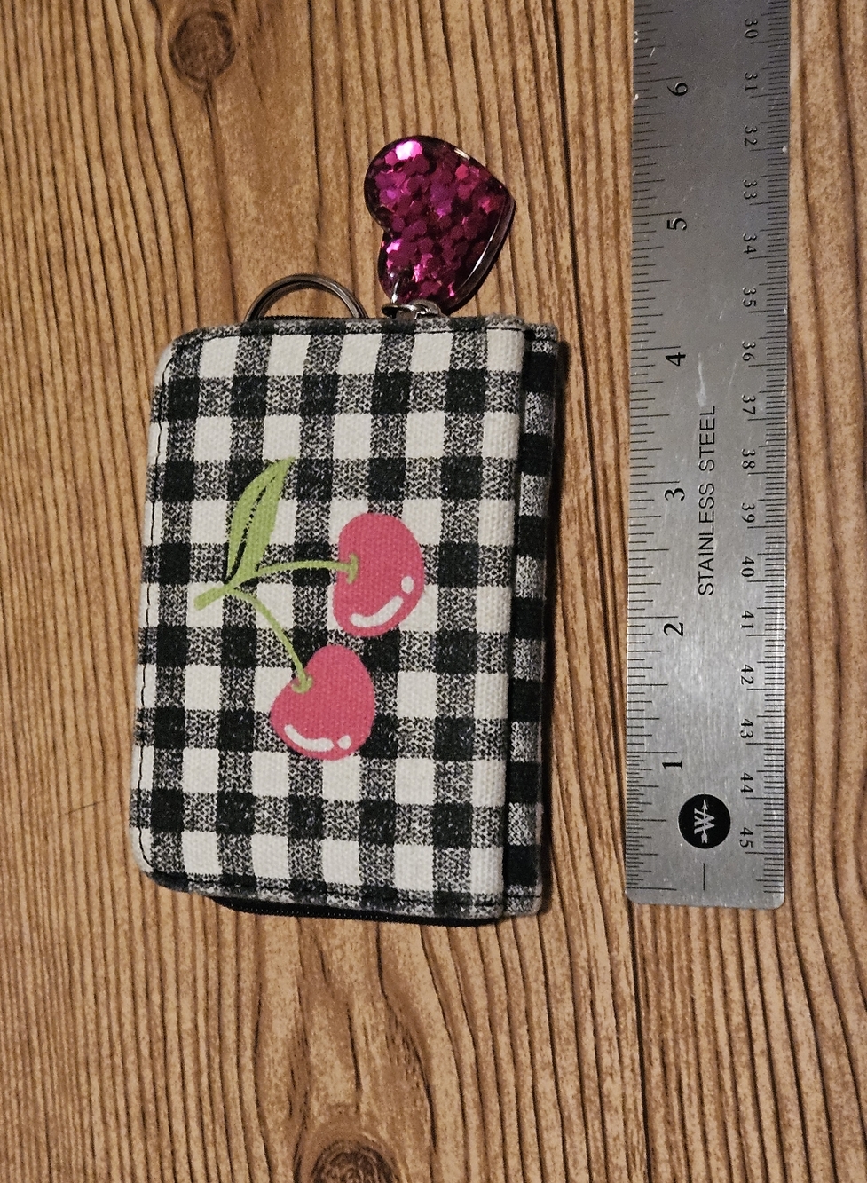 Cherry Fashion Wallet And Earring Bundle - Picture 6 of 6